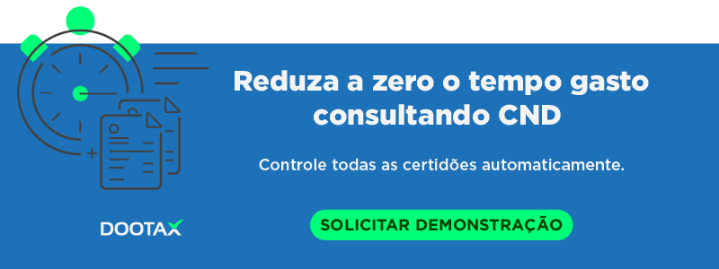 Controle de certificados CND online com Dootax para redução de custos e agilidade na gestão tributária do seu negócio.