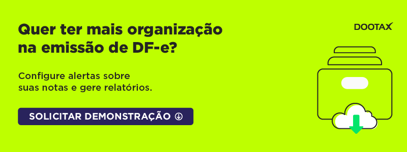 Em alta resolução, plataforma Dootax para organização na emissão de DF-e com foco em notas fiscais eletrônicas, relatórios e alertas personalizados.