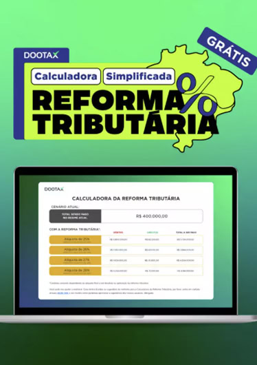 Banner de reforma tributária