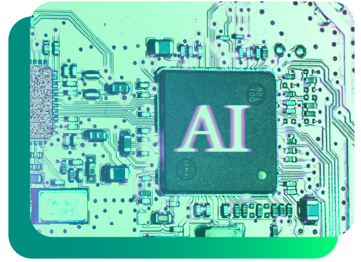 Processador de inteligência artificial (IA) em circuito eletrônico, tecnologia avançada para automação e inovação digital.