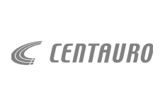 Centauro logo com design moderno, representando a marca de artigos esportivos com foco em qualidade e inovação no Brasil.
